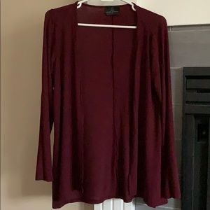 Berry coloured cardigan